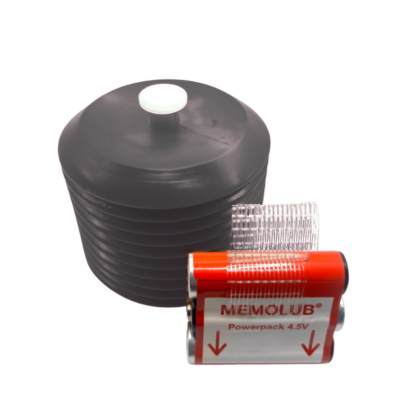 Memolub refill with Molybond and 4.5V battery pack