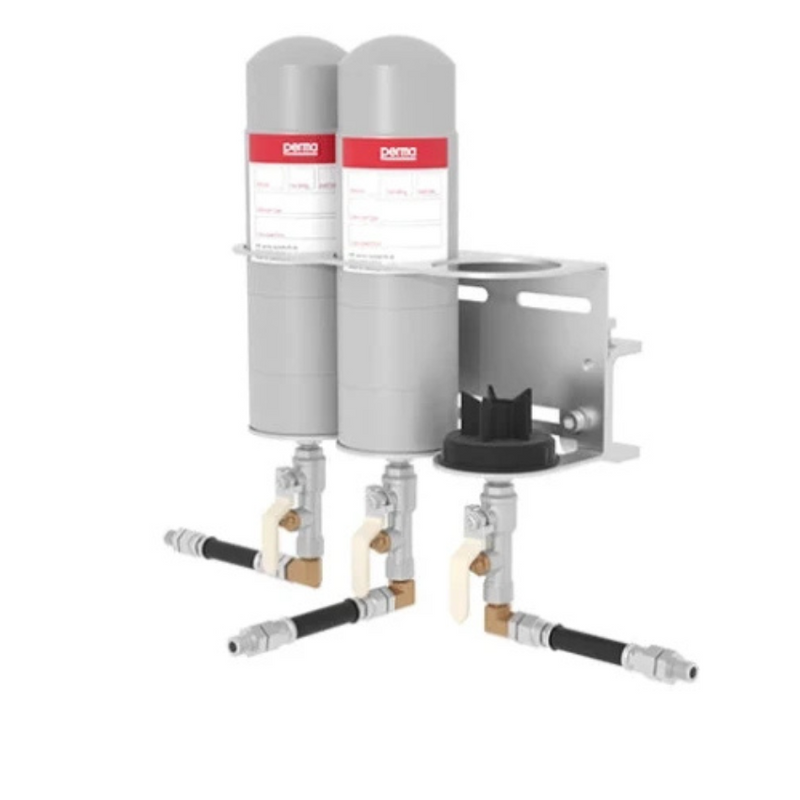 Perma Beam Mount Installation Kit with 65mm Beam Clamp for 3 Points to suit 60cc, 120cc and 250cc Perma Star Lubricators