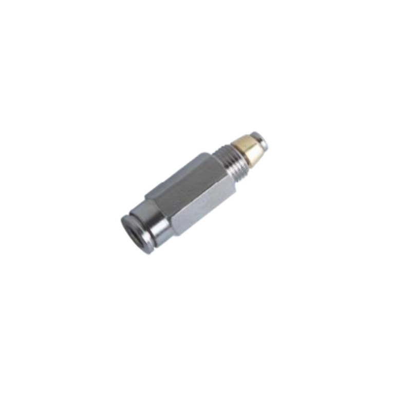 4MMCVFPU - Check Valve Straight M10 male x 4mm Tube Pushing Fitting Suit DDV, DSPP and SSV Valves
