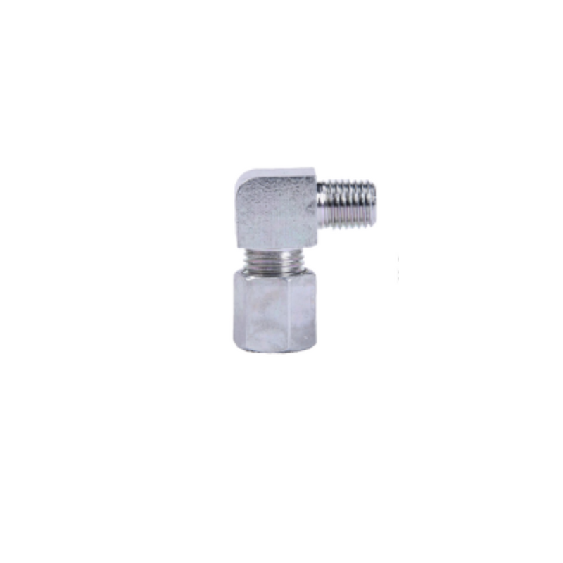 CF906M- 90 deg M6 x 6mm Tube Compression Fitting