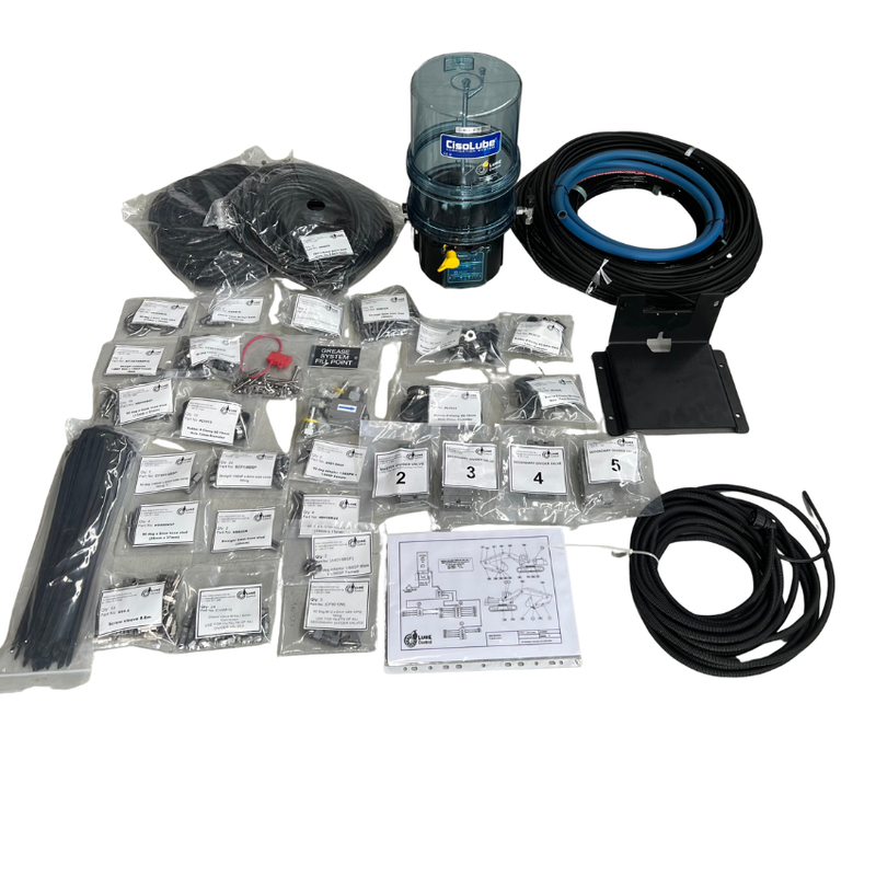Generic Excavator Suit 22 Grease Points Kit
