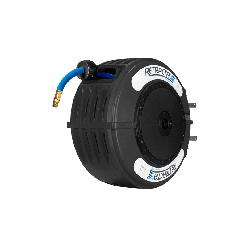 Macnaught Retracta R3 Air/Water Hose Reel - 1/2" x 15m, Black Case (AW415K-01)