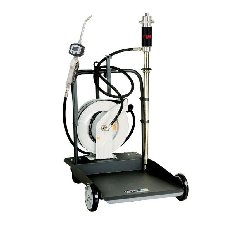 5:1 205L Air Operated Portable Oil Transfer Kit + Hose Reel