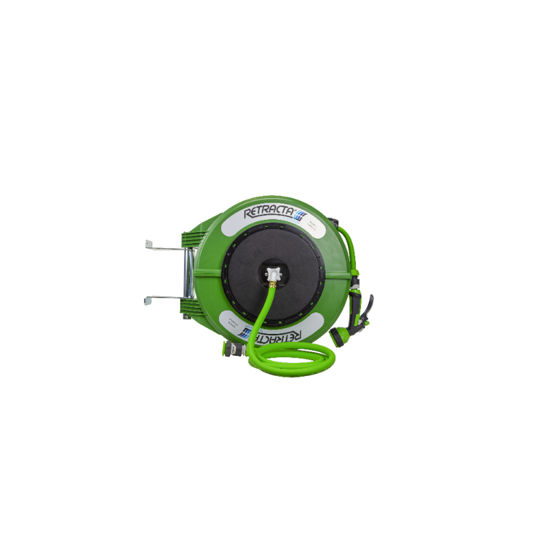 Macnaught Retracta R3 Garden Hose Reel - 1/2" x 18m, Green Case (DR418G-03)