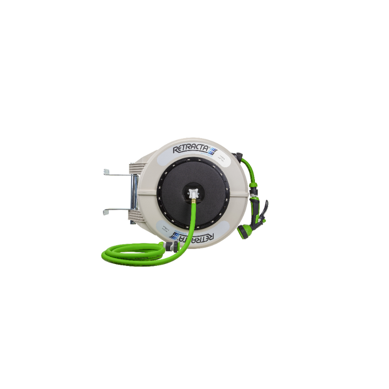 Macnaught Retracta R3 Garden Hose Reel - 1/2" x 18m, Beige Case (DR418P-03)