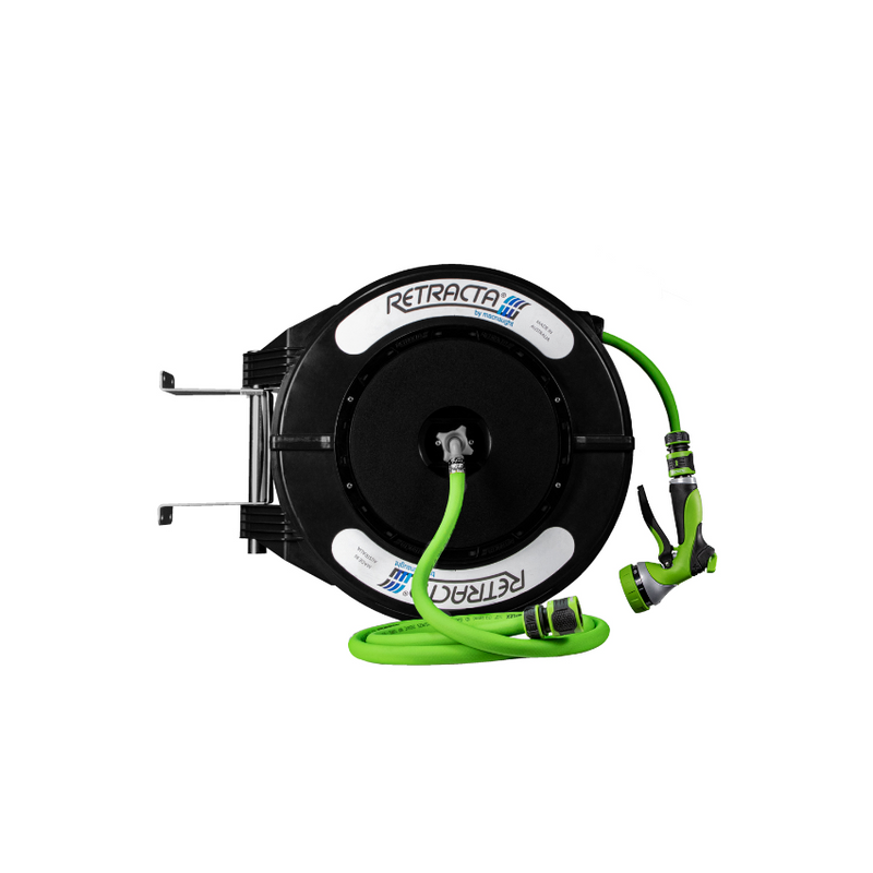 Macnaught Retracta R3 Garden Hose Reel - 1/2" x 25m, Black Case (DR425K-03)