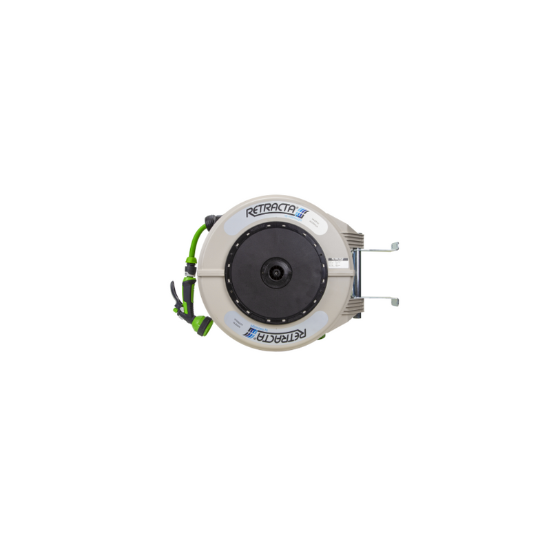 Macnaught Retracta R3 Garden (RACR) Hose Reel - 1/2" x 18m, Beige Case (DRC418P-03)