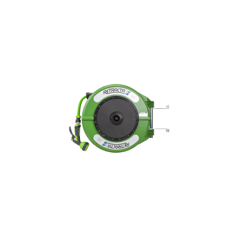 Macnaught Retracta R3 Garden (RACR) Hose Reel - 1/2" x 25m, Green Case (DRC425G-03)