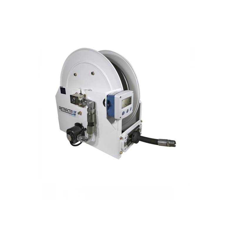 Macnaught Retracta F-Series Cradle Metered Diesel Reel (Low Profile) - 1 1/2" x 15m