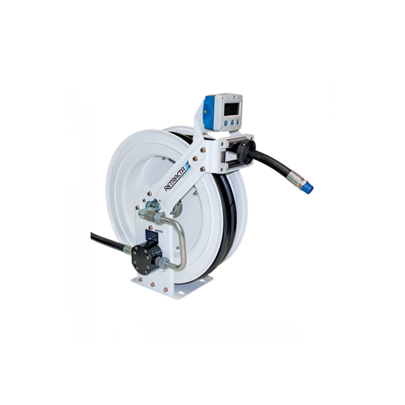 Macnaught Retracta F-Series HD Twin Pedestal Metered Oil Reel - 3/4" x 15m