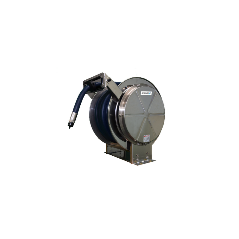 Macnaught Retracta SS Air/Water Bare Reel - 1", 20m Capacity (Stainless Steel)