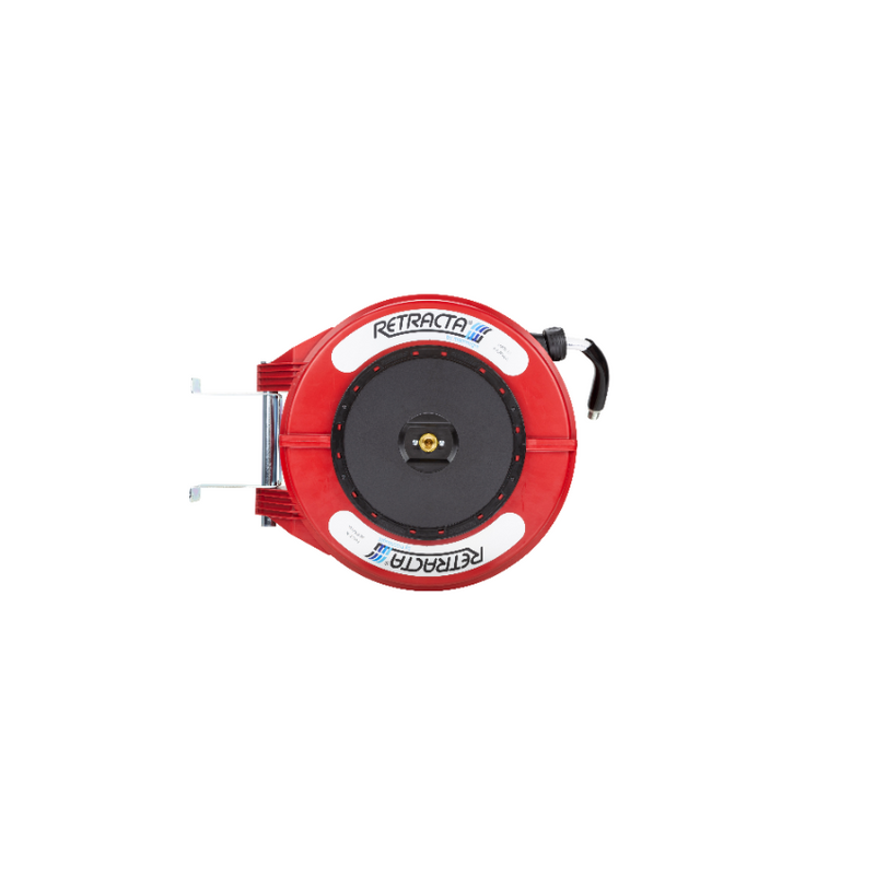 Macnaught Retracta R3 Hot Wash Hose Reel - 1/2" x 15m, Red Case (HW415R-01)