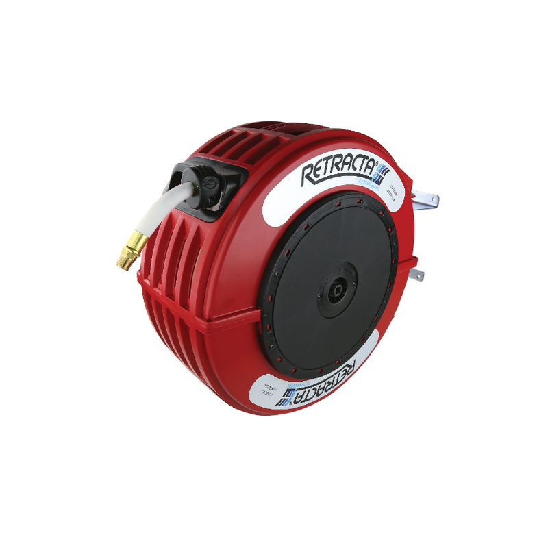 Macnaught Retracta R3 Hot Wash Hose Reel - 1/2" x 20m, Red Case (HW420R-01)