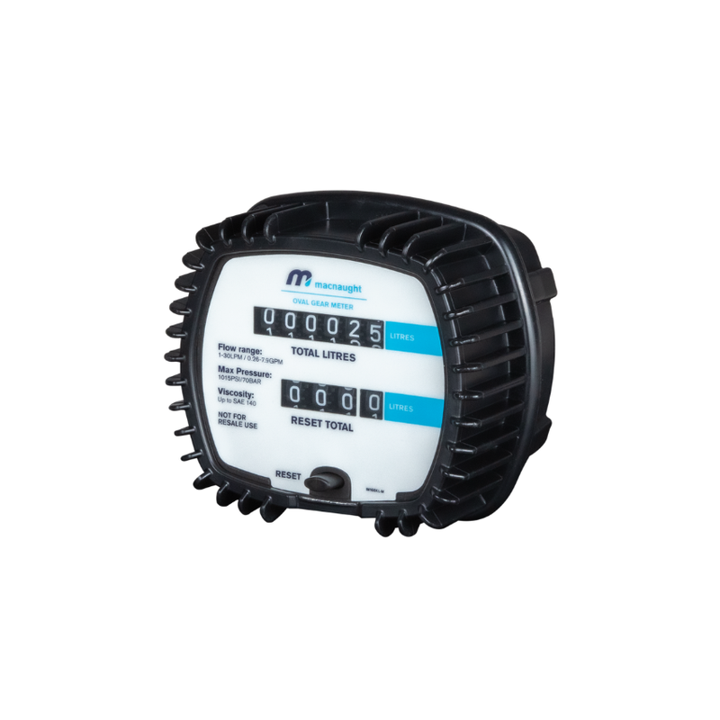 Macnaught Mechanical Oil Inline Meter 1/2" BSP