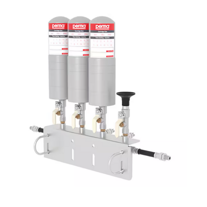 Perma Rail Mount Installation Kit for 4 Points to suit 60cc, 120cc and 250cc Perma Star Lubricators
