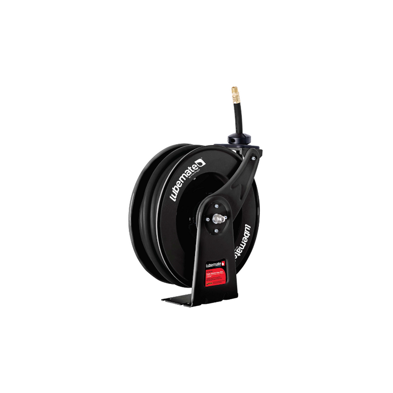 Lubemate Single Pedestal Air/Water Hose Reel - 3/8" (10mm) x 15m