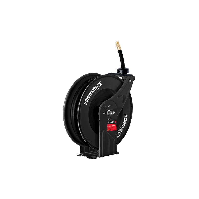 Lubemate Twin Pedestal Oil Hose Reel - 1/2" (12.5mm) x 15m
