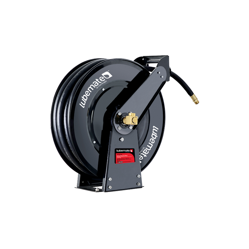 Lubemate Heavy Duty Twin Pedestal Oil Hose Reel - 3/4" (19mm) x 20m