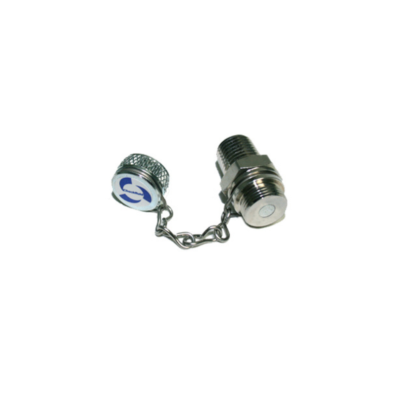 Check Fluid High Flow Flush Face Sample Port 1/4 NPT