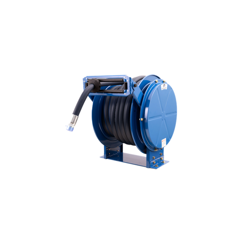 Macnaught M Series Twin Pedestal Air/Water Hose Reel - 1" (25mm) x 20m PVC