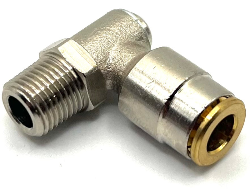 Push-in Elbow (Swivel with C-Clip) 6mm Tube