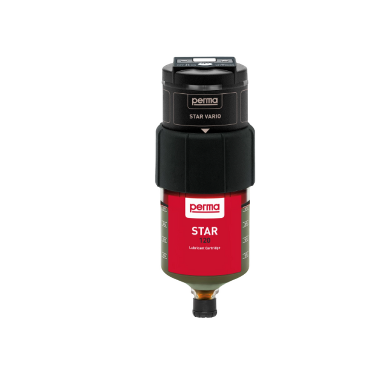 Perma Star lubrication cartridge on a white background