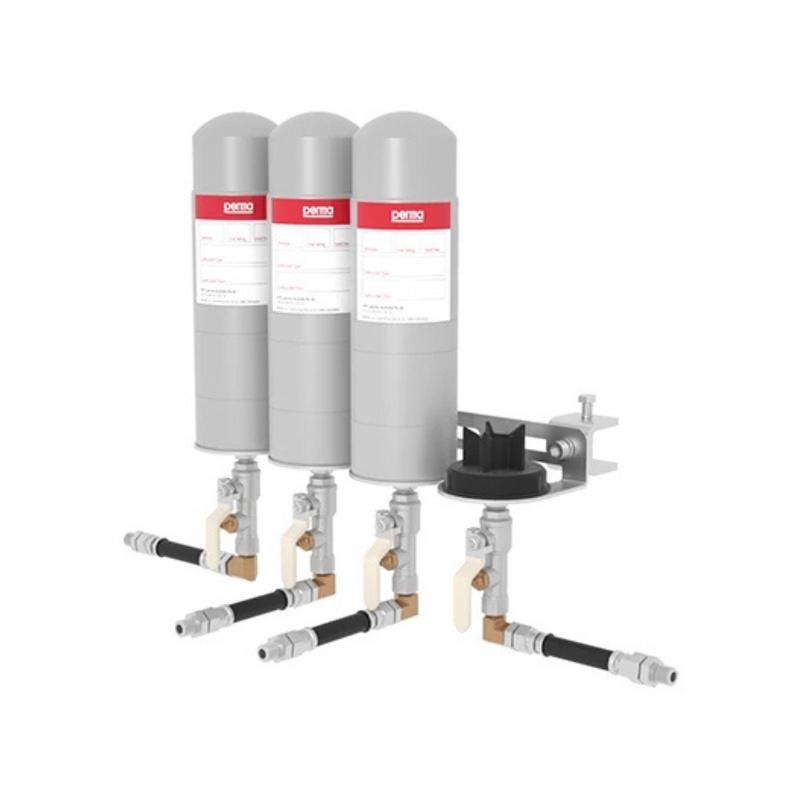 Perma Beam Mount Installation Kit with 30mm Beam Clamp for 4 Points to suit 60cc, 120cc and 250cc Perma Star Lubricators