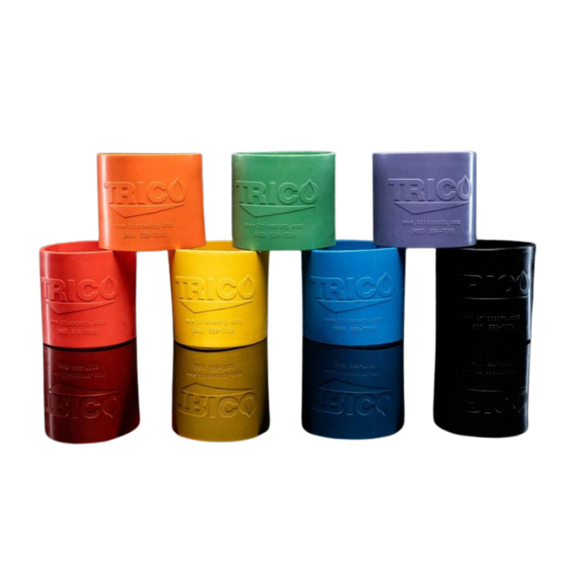 Trico- Spectrum Color Coded Grease Gun Bands (10pck)