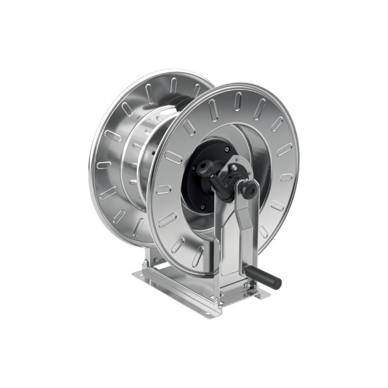 Macnaught Retracta Y Series SZ Hand Crank Reel (SS) - 1/2" x 90m