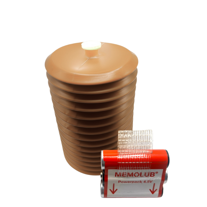 Memolub refill with Whitmore and 4.5V battery pack